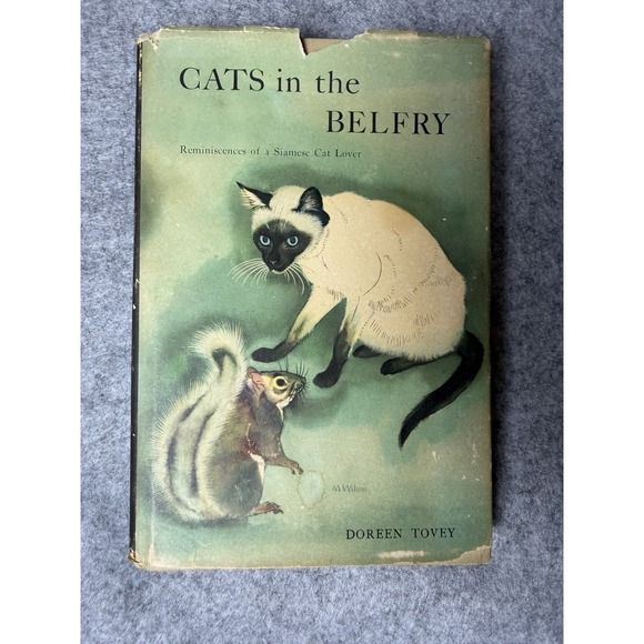 Other - Vintage 1958 Cats in the Belfry Doreen Tovey Book Siamese Cat Grandmacore